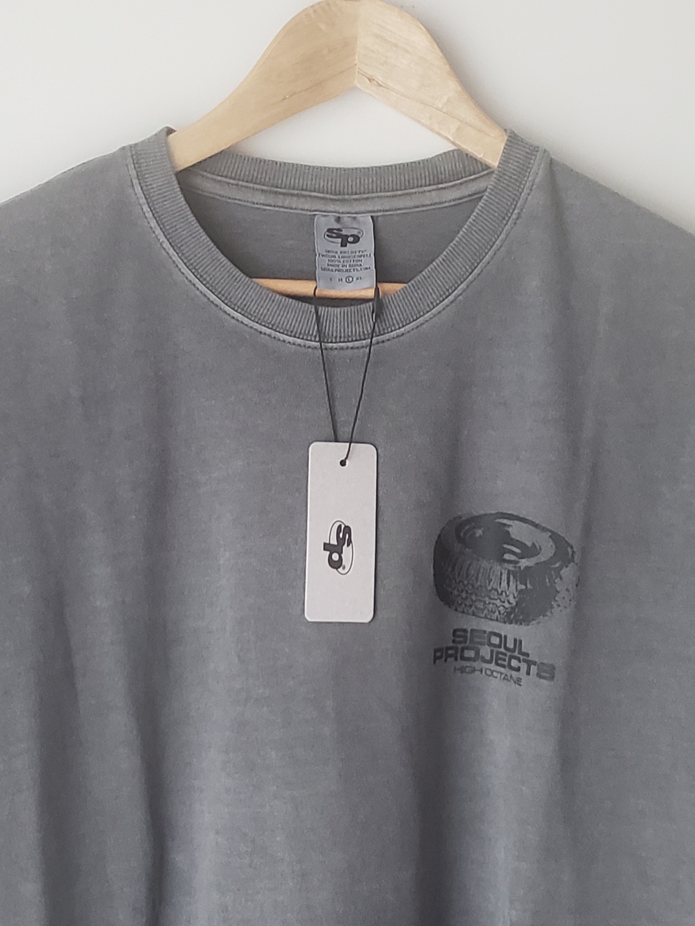 Men's Grey Graphic Crewneck T-Shirt